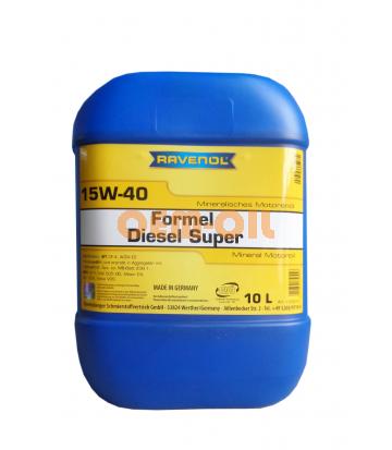 Моторное масло RAVENOL Formel Diesel Super SAE 15W-40 (10л) new