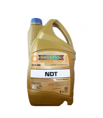 Моторное масло RAVENOL NDT SAE 5W-40 (5л) new