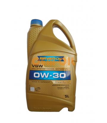 Моторное масло RAVENOL VSW SAE 0W-30 ( 5л) new