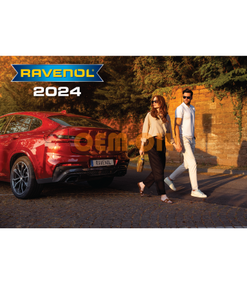 Фирменный настенный календарь RAVENOL® на 2024 год