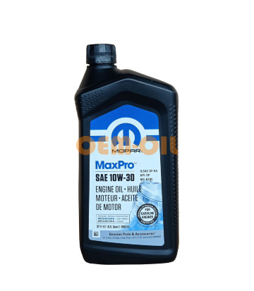 Моторное масло MOPAR MaxPro SAE 10W-30 (0,946л)