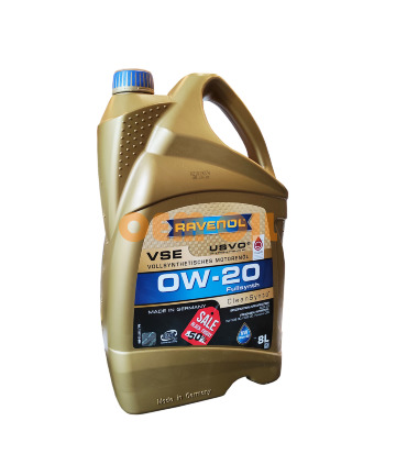 Моторное масло RAVENOL VSE SAE 0W-20 (8л) new
