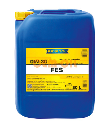 Моторное масло RAVENOL FES SAE 0W-30 (20л)