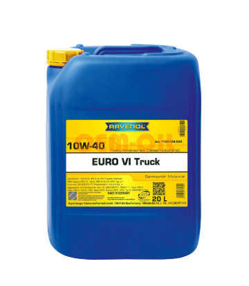 Моторное масло RAVENOL Euro VI Truck SAE 10W-40 (20л) new