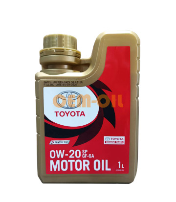 Моторное масло TOYOTA Motor Oil SAE 0W-20 SP GF-6A (1л)