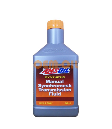 Трансмиссионное масло для МКПП AMSOIL Synthetic Manual Synchromesh Transmission Fluid (0,946л)