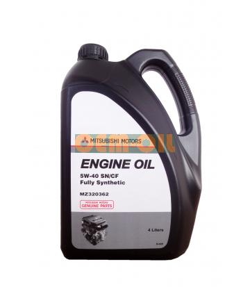 Моторное масло MITSUBISHI Engine Oil Fully Synthetic SN/CF SAE 5W-40 (4л)